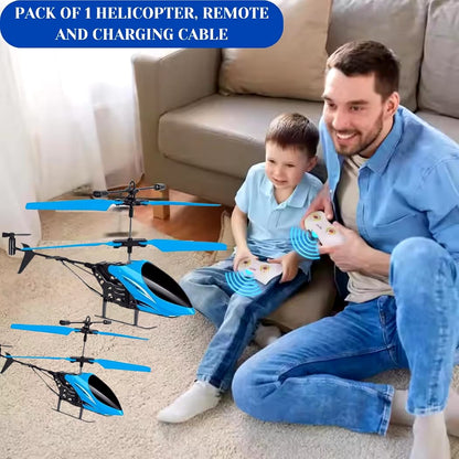 Indoor-Outdoor Rechargeable Helicopter with Radio Remote Control and Hand Sensor