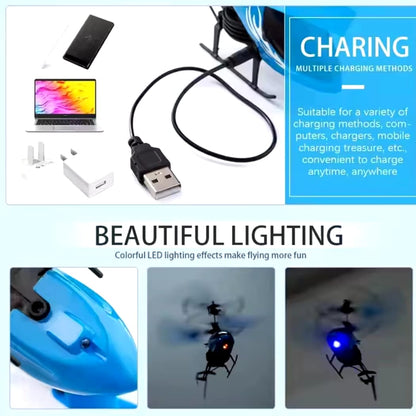Indoor-Outdoor Rechargeable Helicopter with Radio Remote Control and Hand Sensor