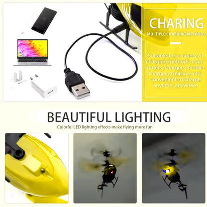 Indoor-Outdoor Rechargeable Helicopter with Radio Remote Control and Hand Sensor