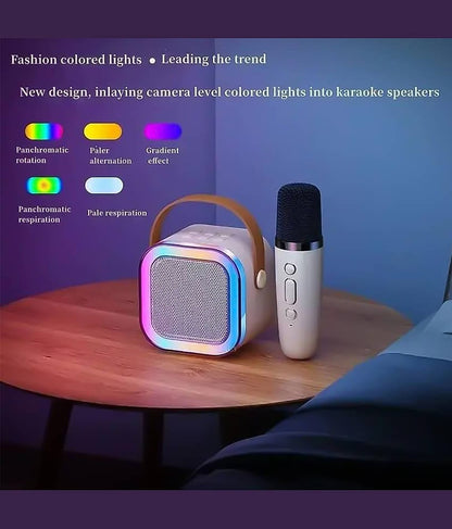 K12 Wireless Karaoke Dual Mic Speaker