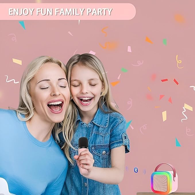 K12 Wireless Karaoke Dual Mic Speaker