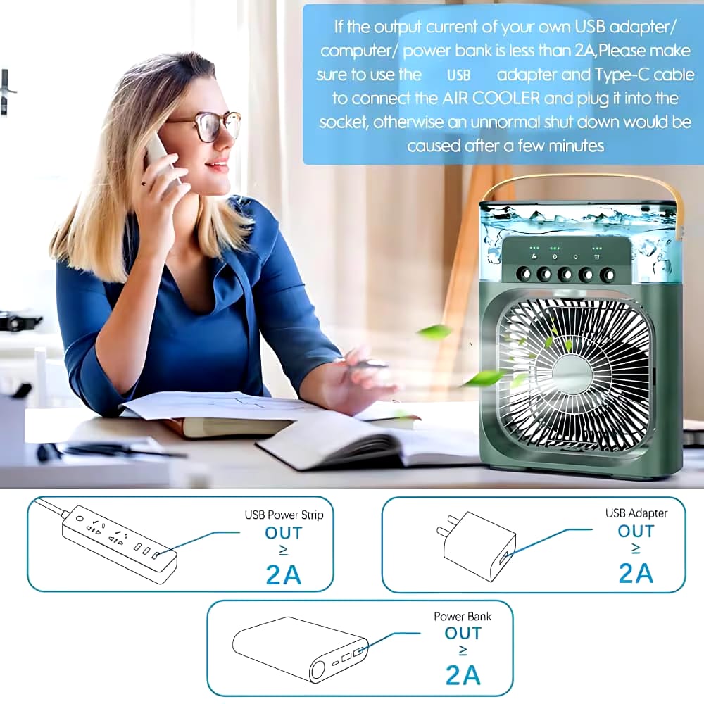 Mini Cooler Fan for Room Cooling