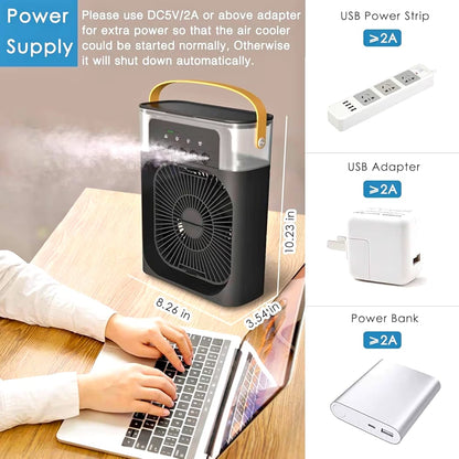 Mini Cooler Fan for Room Cooling