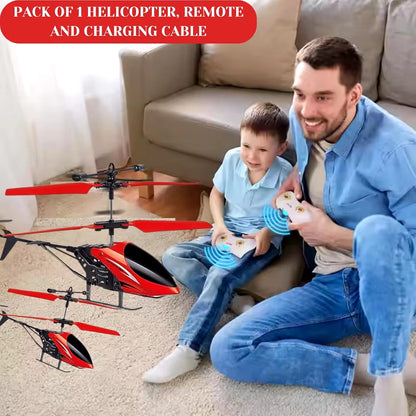 Indoor-Outdoor Rechargeable Helicopter with Radio Remote Control and Hand Sensor